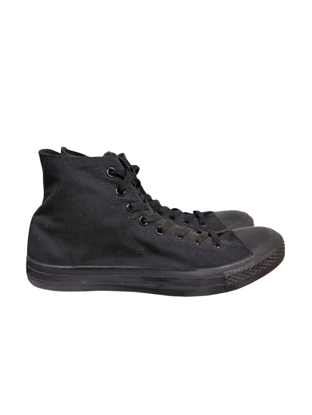Men's Black Converse High Top Sneakers Size 10 Chuck Taylor All-Stars